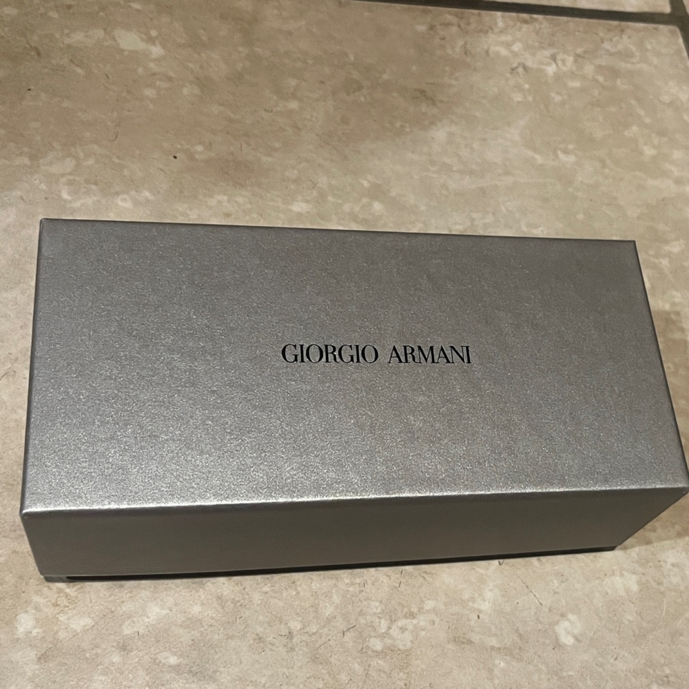 Giorgio Armani Metallic Silver Box